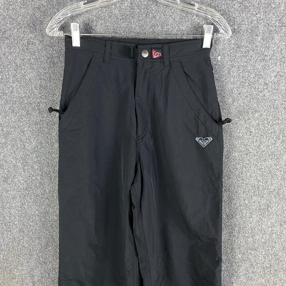 Roxy by Quicksilver Snow Pants Women's Small 100% Nylon Winter S Black - Picture 2 of 8